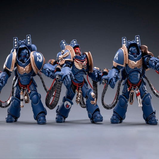 Warhammer 40K Ultramarines Aggressors 1/18 Scale Figure Set