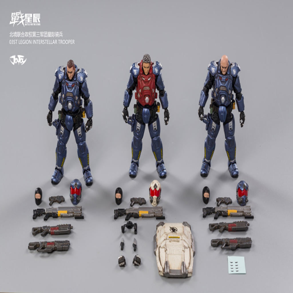 Battle for the Stars 03st Legion Interstellar Trooper 1/18 Scale Figure Set