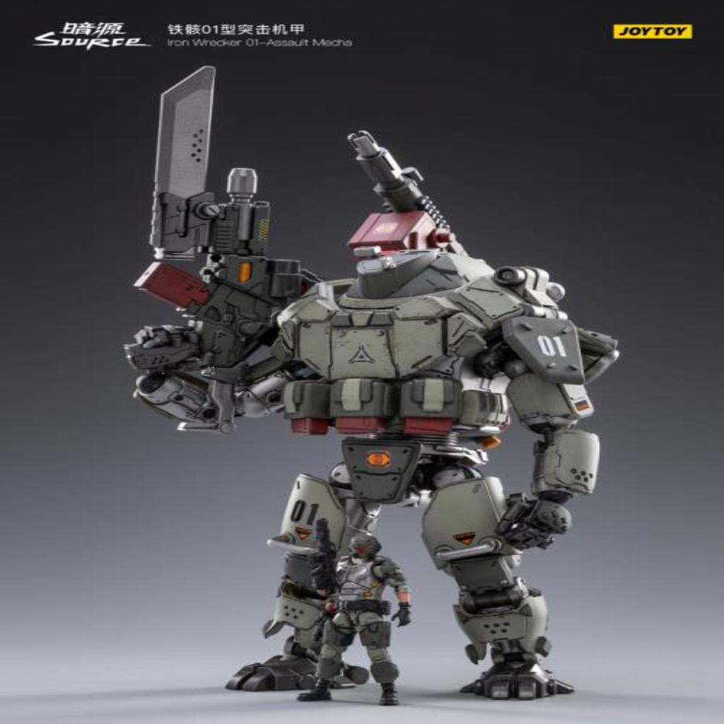 Dark Source Iron Wrecker 01 Assault Mecha 1/25 Scale Figure Set