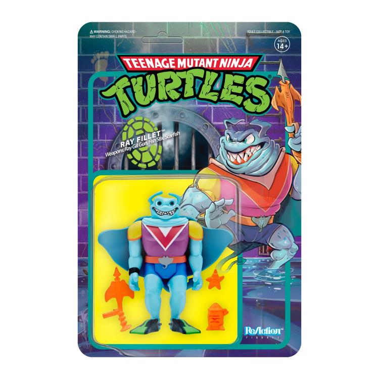 Teenage Mutant Ninja Turtles ReAction Ray Fillet Figure