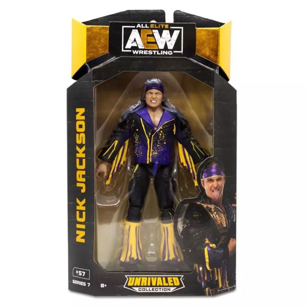 AEW Nick Jackson #57 Series 7 Unrivaled Collection Figure