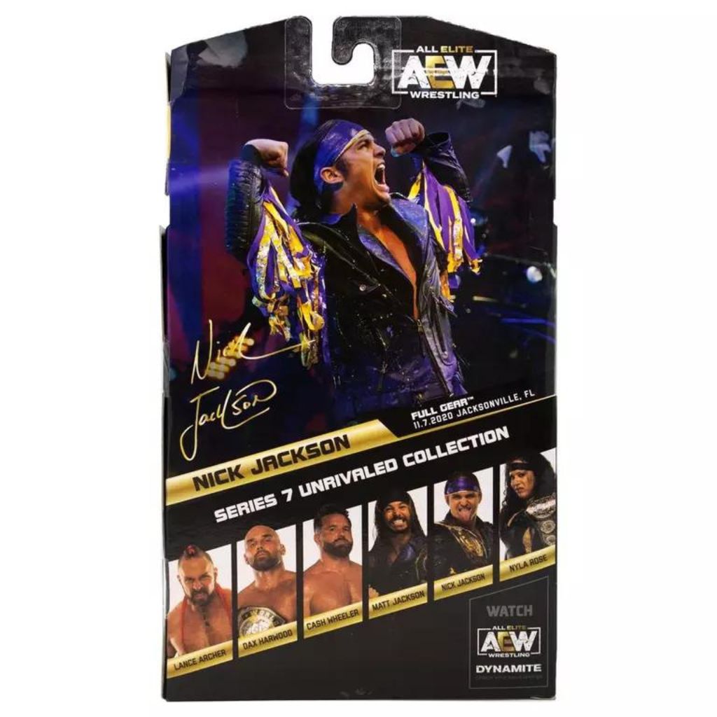 AEW Nick Jackson #57 Series 7 Unrivaled Collection Figure