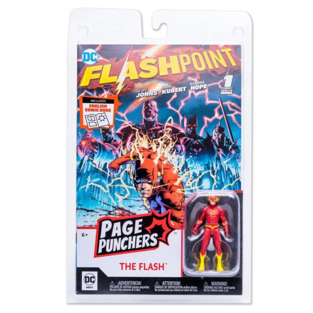 DC Comics Page Punchers The Flash 3" Figure with Comic Book