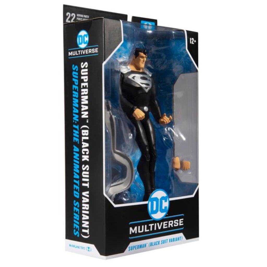 DC Multiverse Superman The Animated Series Superman (Black Suit) Action Figure