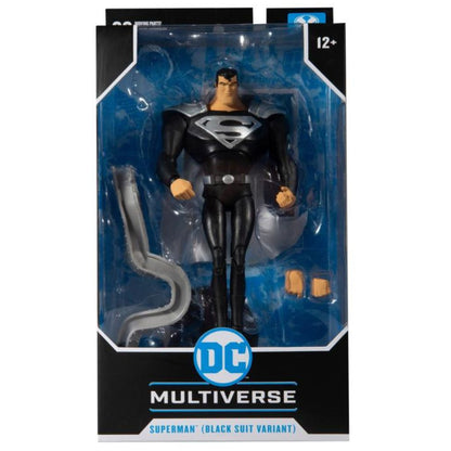 DC Multiverse Superman The Animated Series Superman (Black Suit) Action Figure