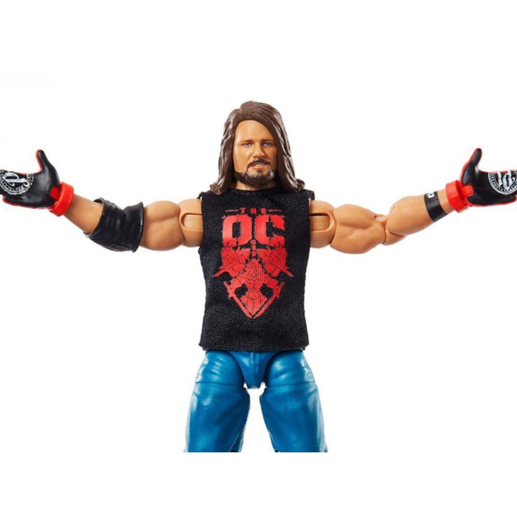 WWE WrestleMania Elite Collection AJ Styles (BAF Vince McMahon) Figure