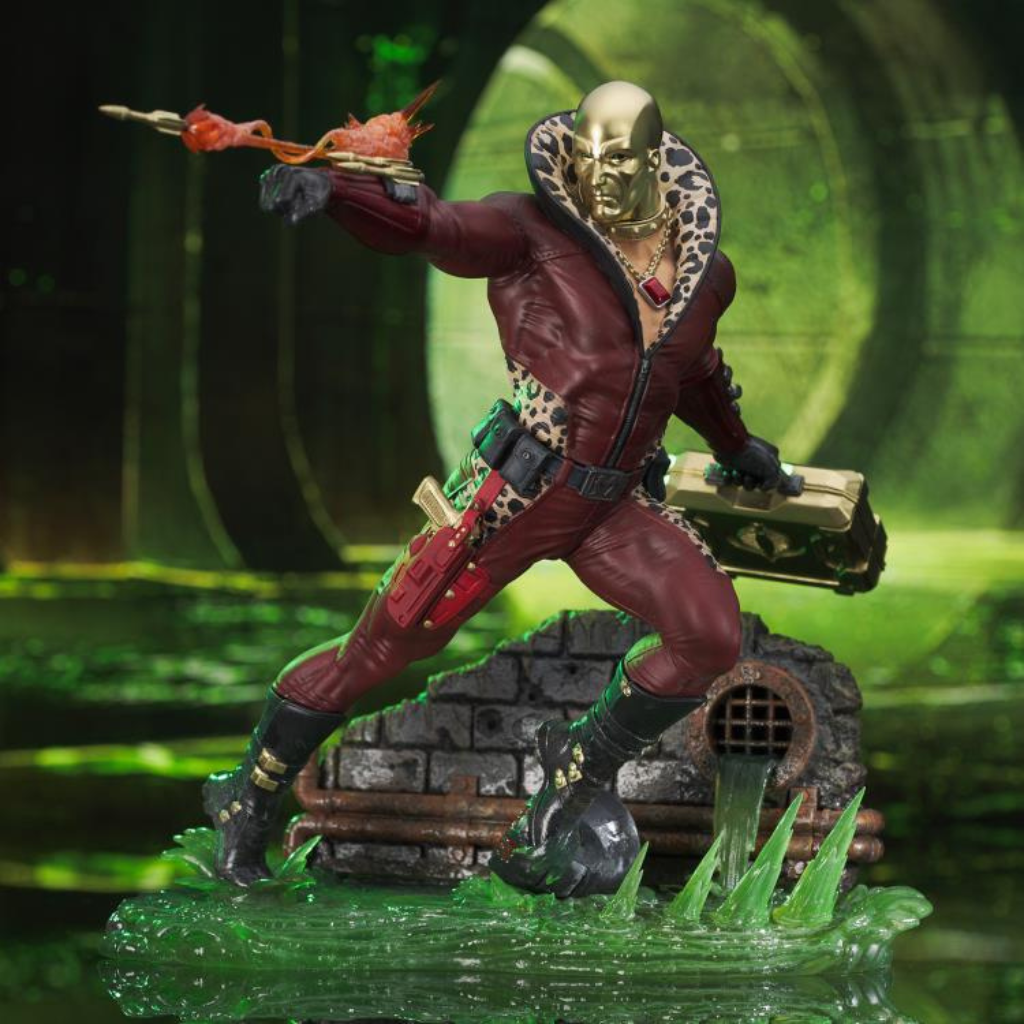 G.I. Joe Gallery Profit Director Destro PX Previews Exclusive Limited Edition Figure Diorama