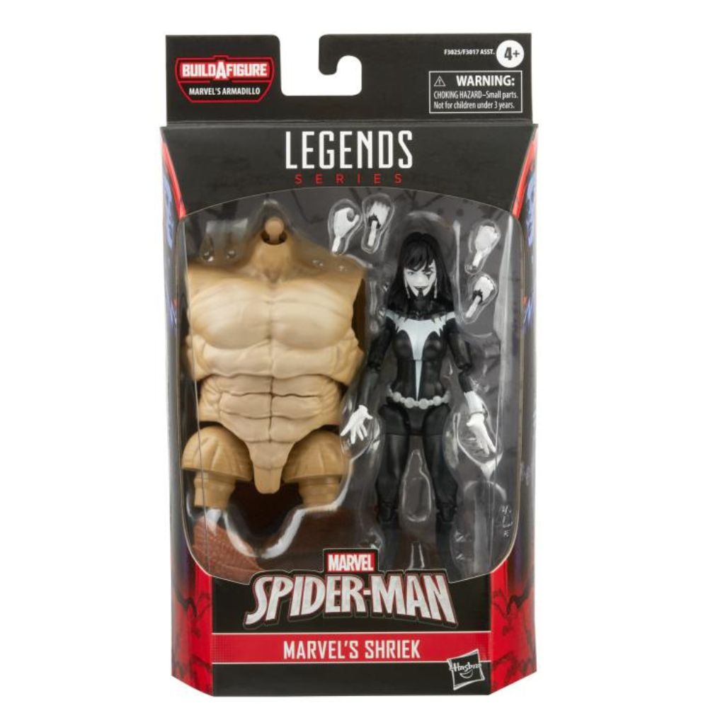 Marvel Legends Spider-Man Marvel's Shriek (BAF Marvel's Armadillo) Figure