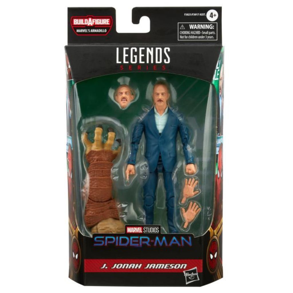 Marvel Legends Spider-Man No Way Home J. Jonah Jameson (BAF Marvel's Armadillo) Figure