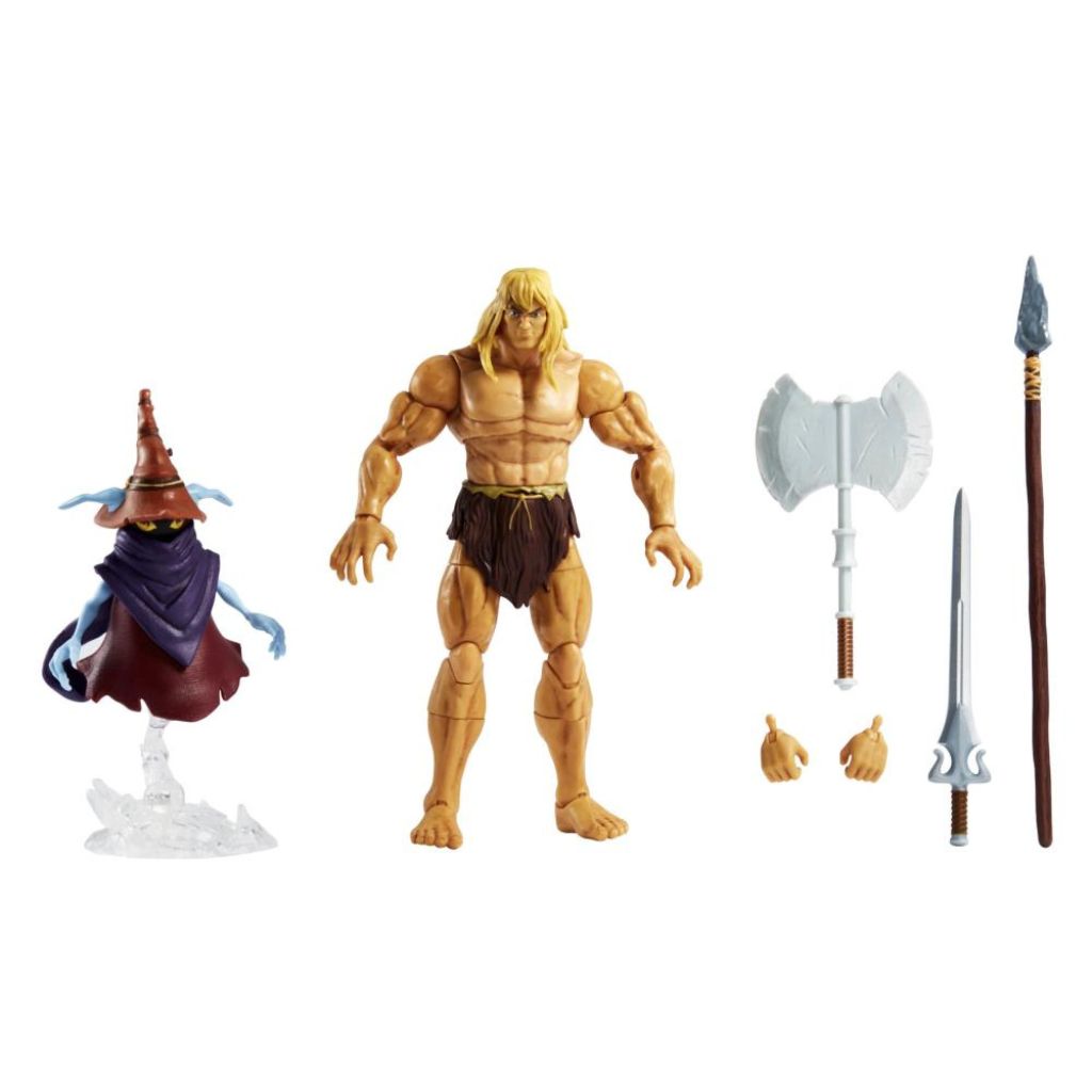 Masters of the Universe Masterverse Revelation Deluxe Savage He-Man Figure