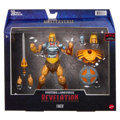 Masters of the Universe Masterverse Revelation Deluxe Faker Figure