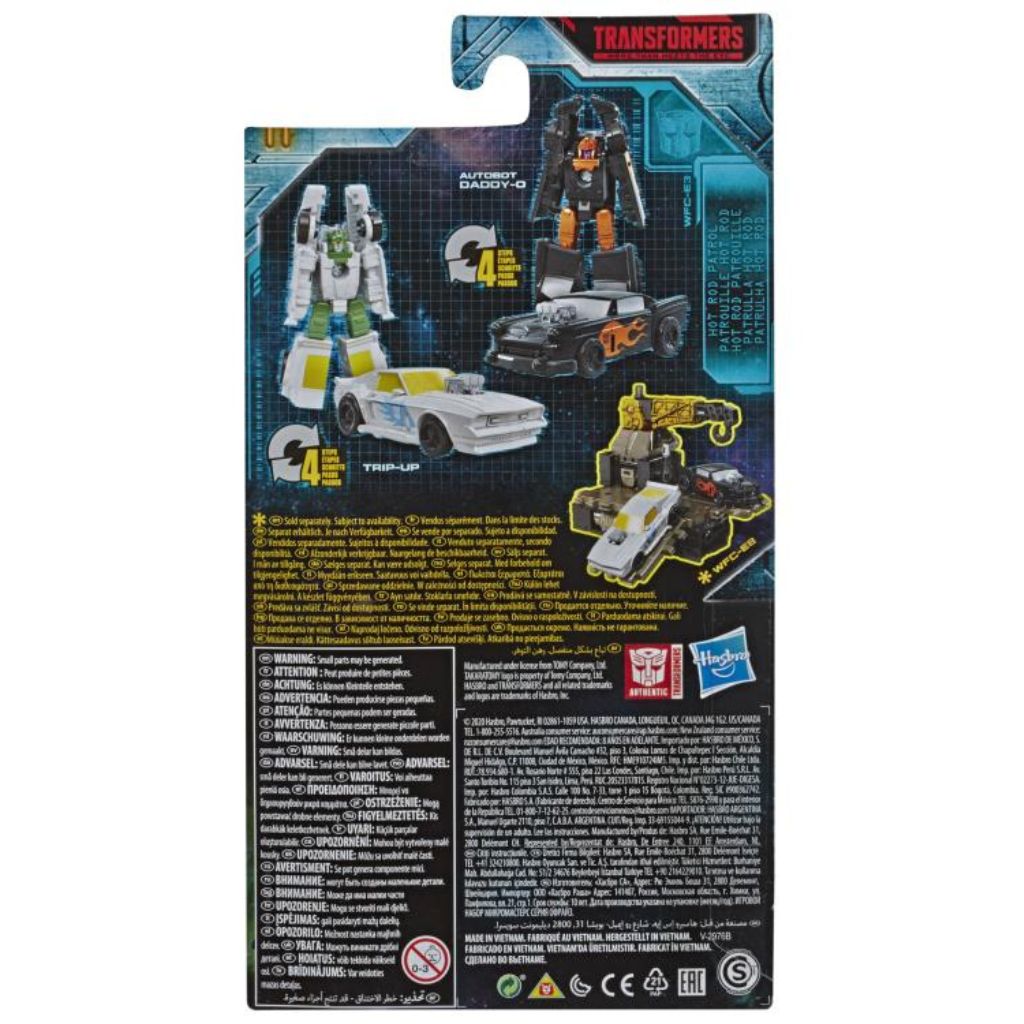 Transformers Earthrise War for Cybertron Micromaster Daddy-O & Trip-Up 2-Pack