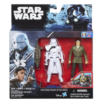 Star Wars The Force Awakens 3.75'' Poe Dameron and First Order Snowtrooper 2-pack