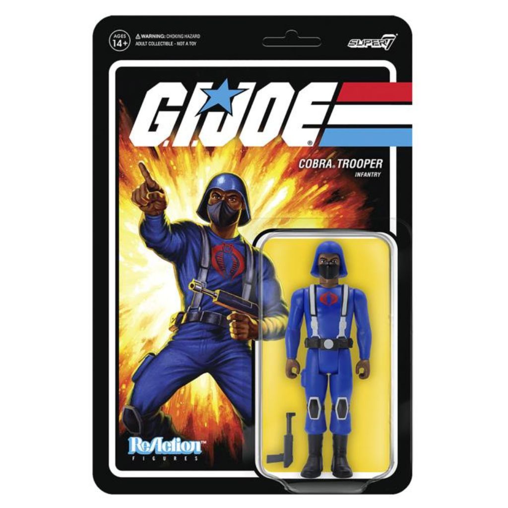 G.I. Joe ReAction Cobra Trooper (H-Back Brown) Figure