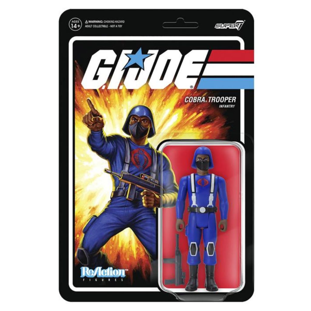 G.I. Joe ReAction Cobra Trooper (Y-Back Brown) Figure