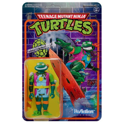 Teenage Mutant Ninja Turtles ReAction Sewer Surfer Michelangelo Figure