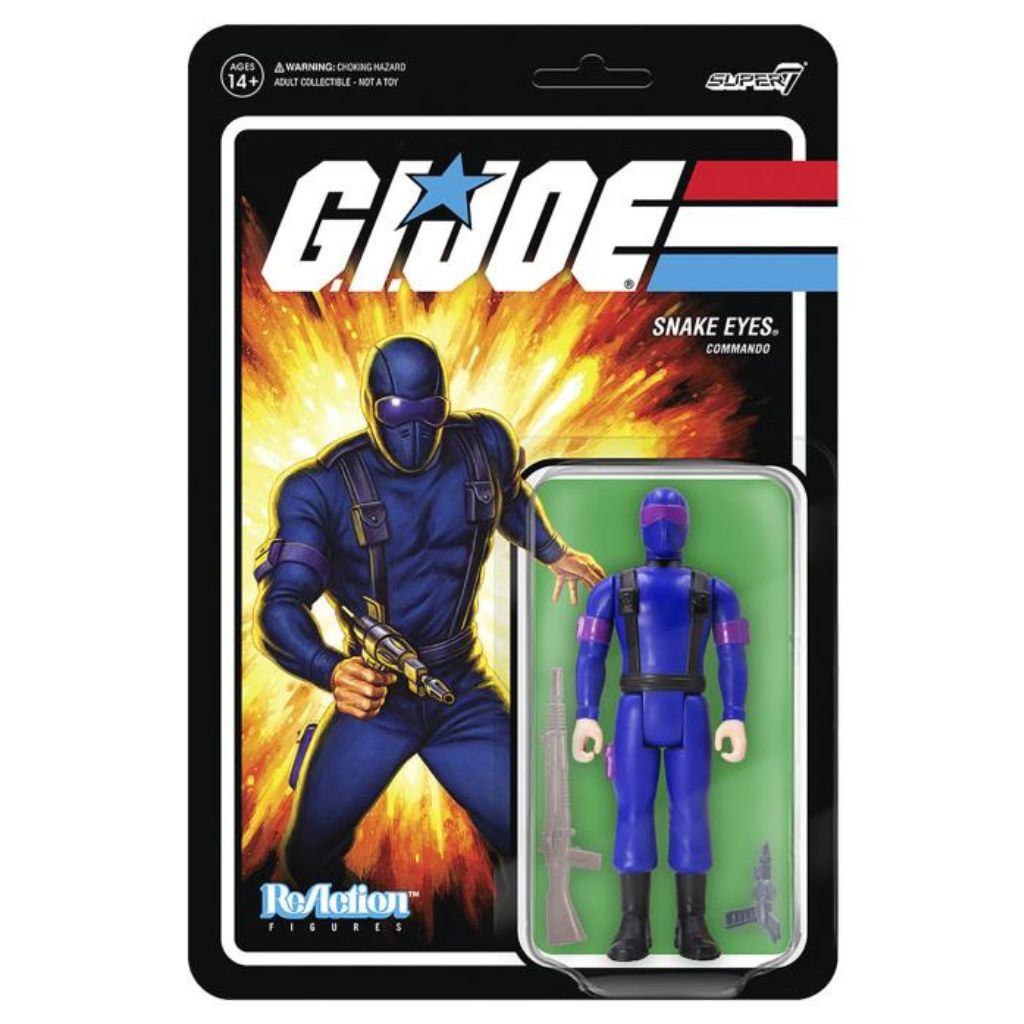 G.I. Joe ReAction Snake Eyes Figure