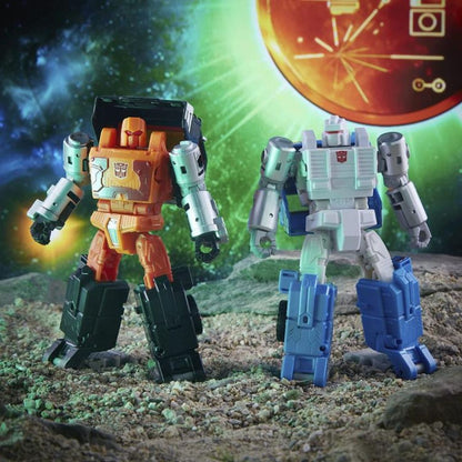 Transformers Kingdom War for Cybertron Golden Disk Collection Deluxe Road Ranger & Puffer Exclusive 2-Pack