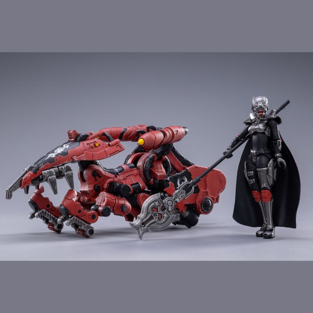 Battle for the Stars Saluk Flame Dragon Cavalry (Crimson) 1/18 Scale Set