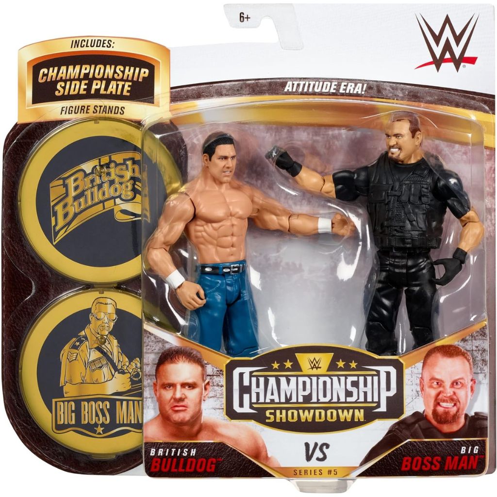 WWE Championship Showdown Series 5 British Bulldog vs Big Boss Man 2-Pack