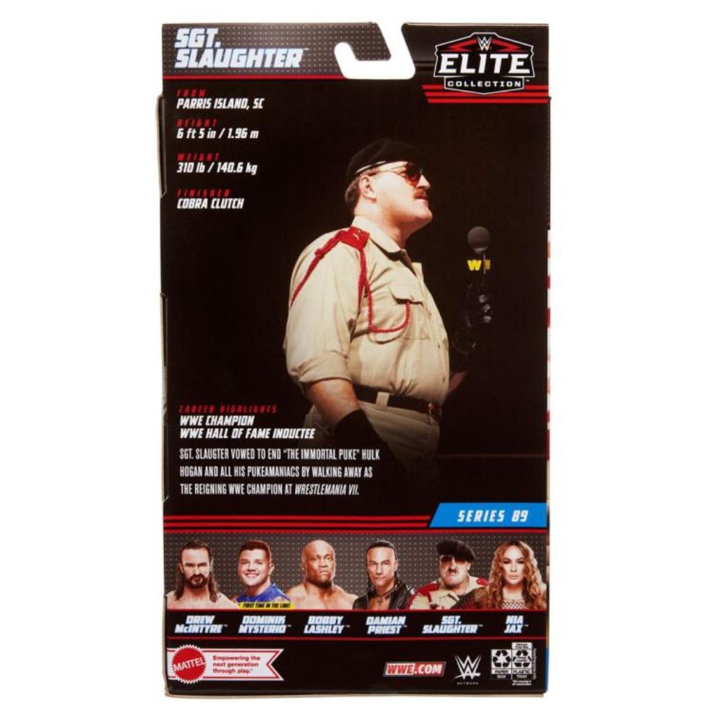 WWE Elite Collection Series 89 Sgt. Slaughter