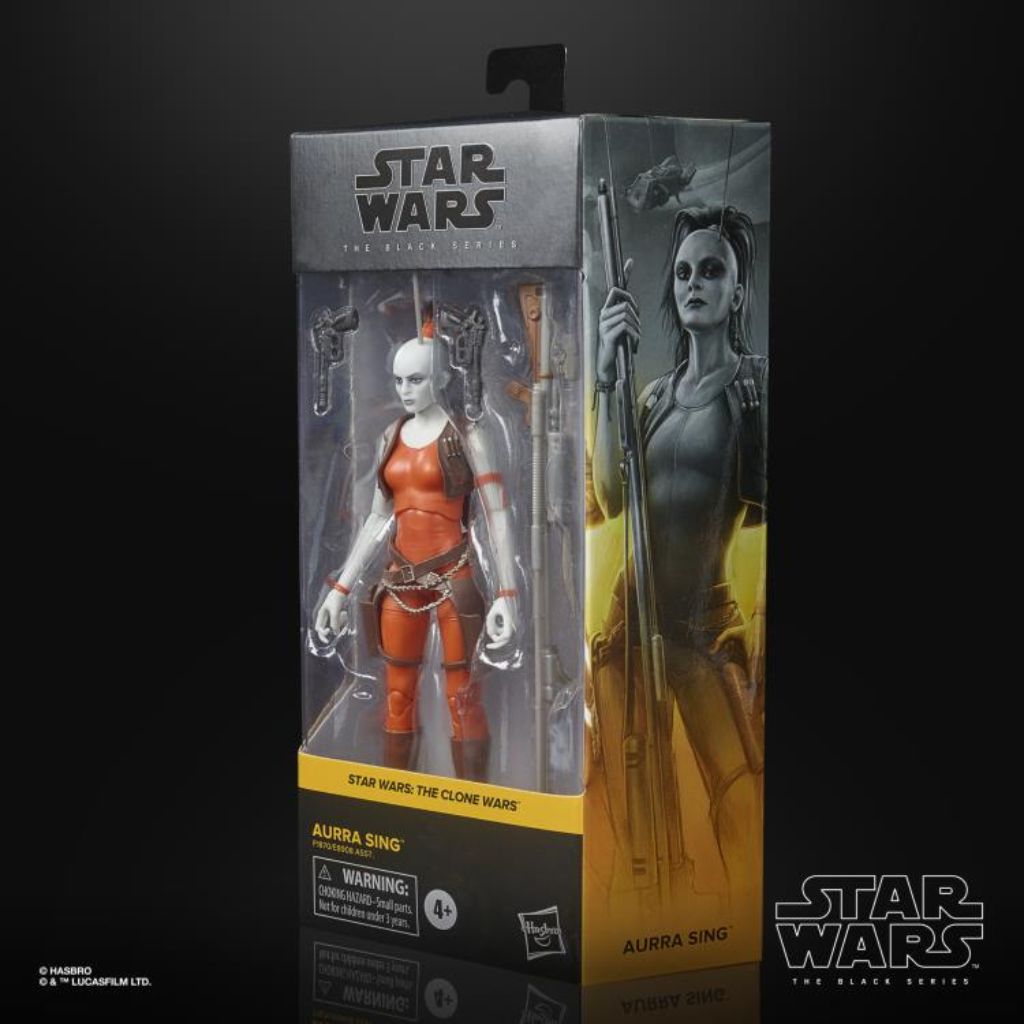 Star Wars The Black Series 6" Aurra Sing (The Clone Wars) Action Figure