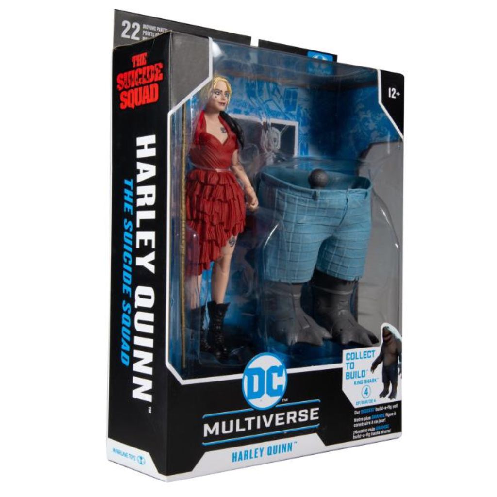 DC Multiverse The Suicide Squad Harley Quinn (CTB: King Shark) Action Figure