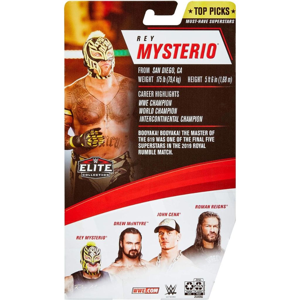 WWE Elite Collection Top Picks Rey Mysterio Figure