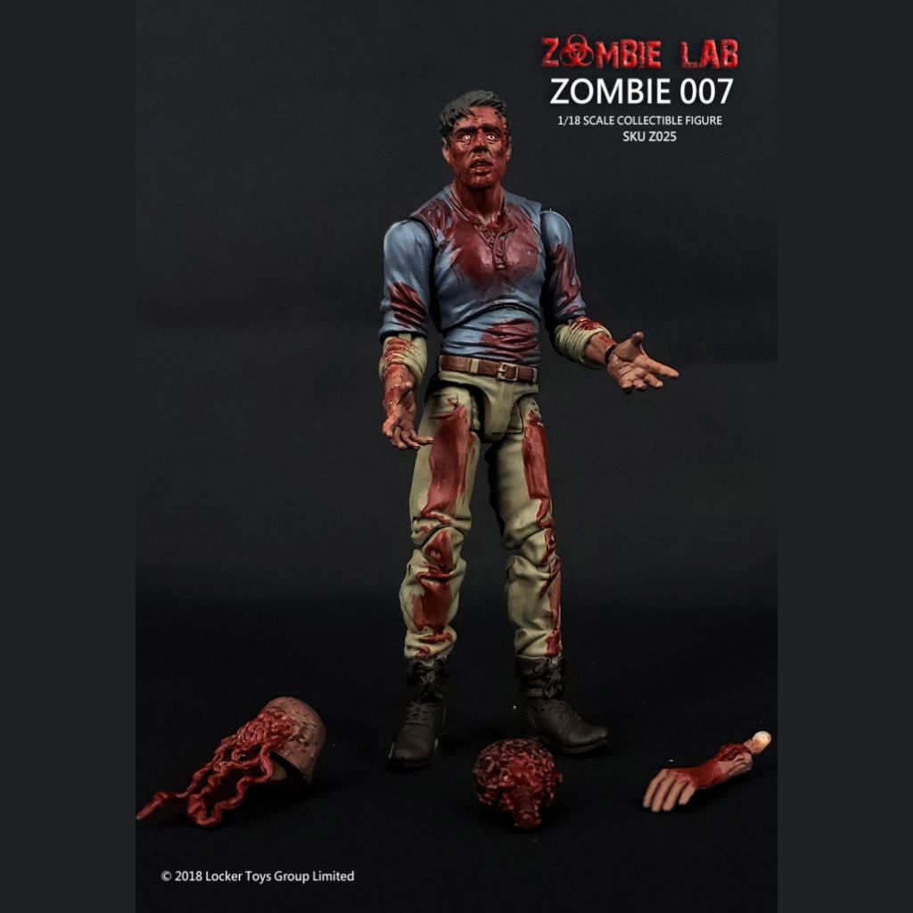 Zombie Lab Zombie 007 Action Figure